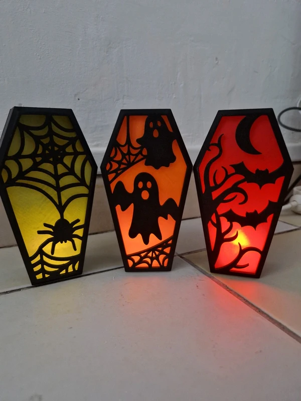 Ensemble de décorations Halloween lumineuses – format 17 cm